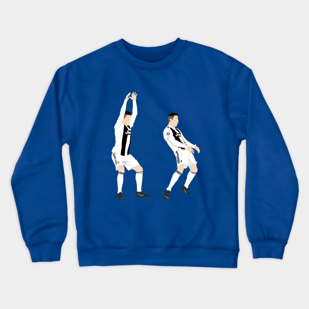 Cristiano Ronaldo Vs Diego Simeone Crewneck Sweatshirt by StonedDesigner